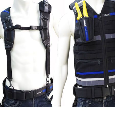 Tool Vests and Tool Bags - Tool Vest Tool Rig Tool Bag Carrying System